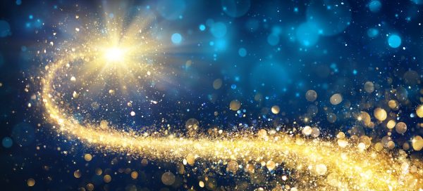 Gold Reiki. The picture illustrates the Gold Reiki beams.