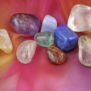 Ethereal Crystals. The picture shows different kinds of crystals used for healing.